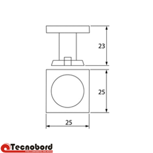 Puxador Quadro 25